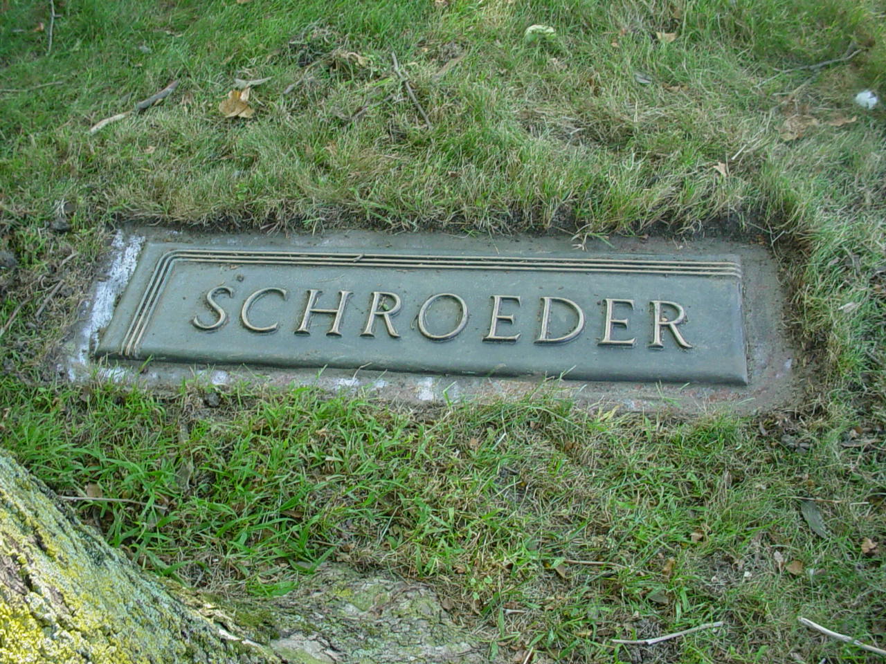 Schroeder Family Marker